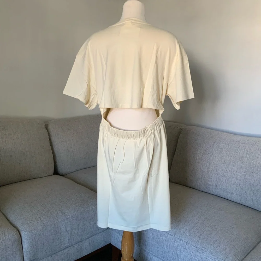 H&M Light Cream Casual Top - Picture 3 of 4